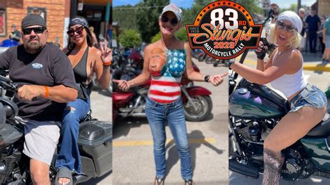 Biker babe topless at Sturgis Bike Rally 58 sec